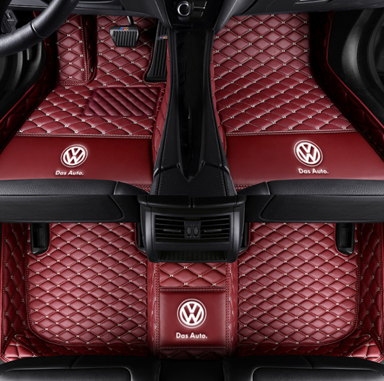 Tailored Car Floor Mats RED TRIM EDGE FORD KA CLIPS 2013-2017