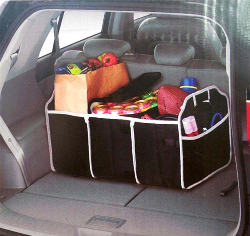 2019 Collapsible Black Car Trunk Organizer Toys Food Storage Truck 2019 Collapsible Black Car Trunk Organizer Toys Food Storage Truck Cargo Container Bags Box Stowing Styling Auto Accessories