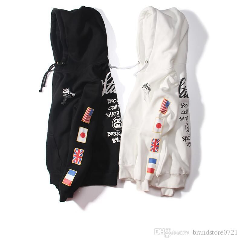 FASHION#CC Mens Pullover Hoodie Sweater with Pockets Switzerland Flag Map