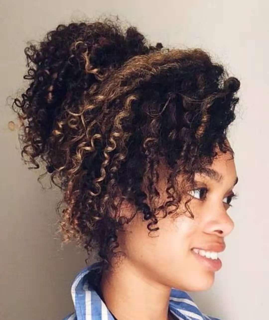 Updo For Curly Hair