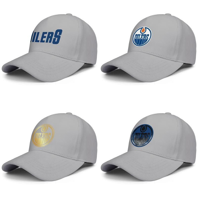 Edmonton Oilers Soot Series Blue Men Women'S Adjustable Trucker Hats