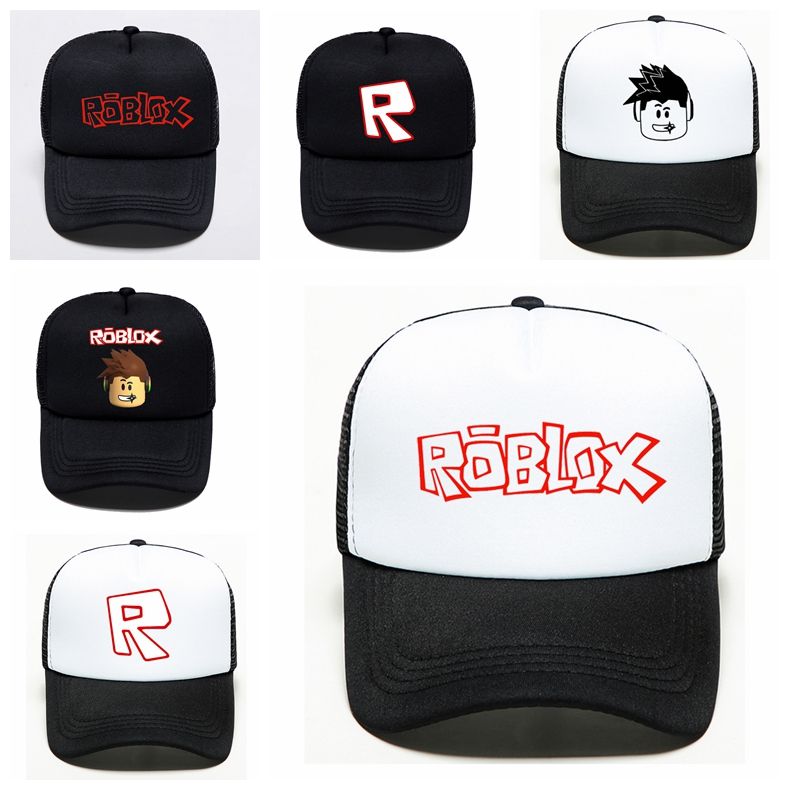 2019 Game Roblox Cartoon Kids Sun Baseball Caps Hat Hip Hop Hats Boy Girl Action Toy For Children Birthday Gift Fans Souvenir - 