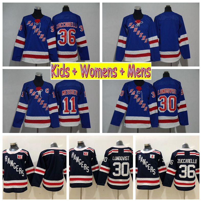 2020 2018 Winter Classic Youth New York Rangers Hockey Jerseys 30