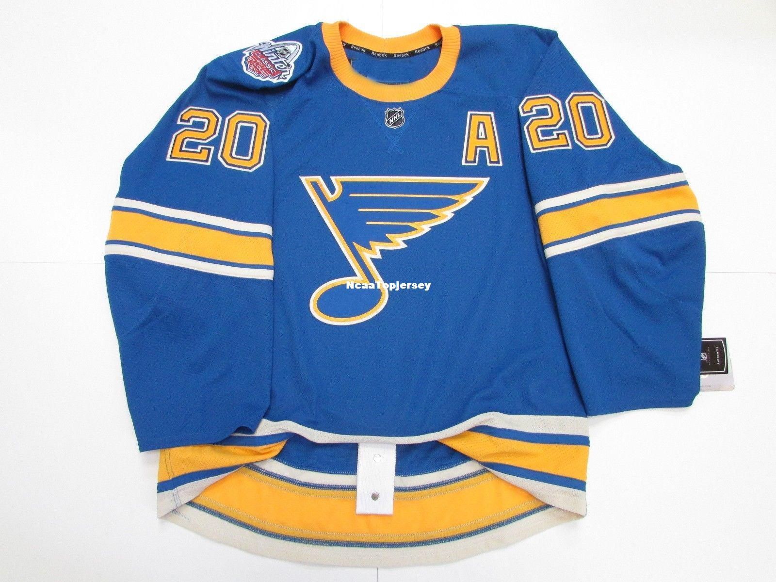 st louis blues winter classic jersey with patch