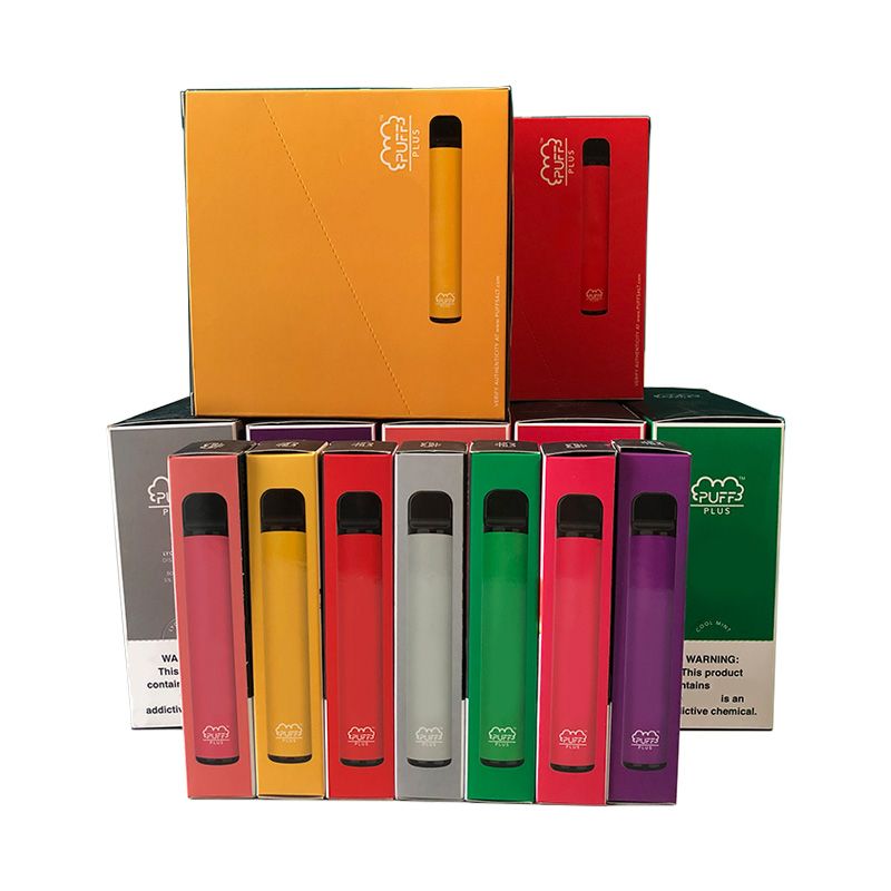 Top Puff Bar Plus Disposable Vapes Device Pod Kit 800 Puffbars 3.2ml ...