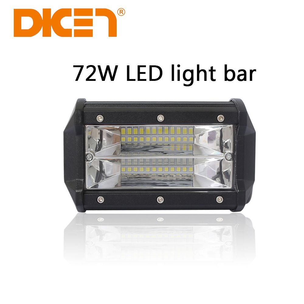 2X 9/" inch 185W LED Work Light Round Flood For Driving Black Lamp JEEP Ford New