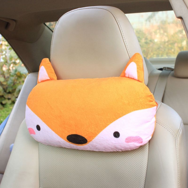 New Car Headrest Cartoon Pillow Backrest Seat Neck Pillow Car