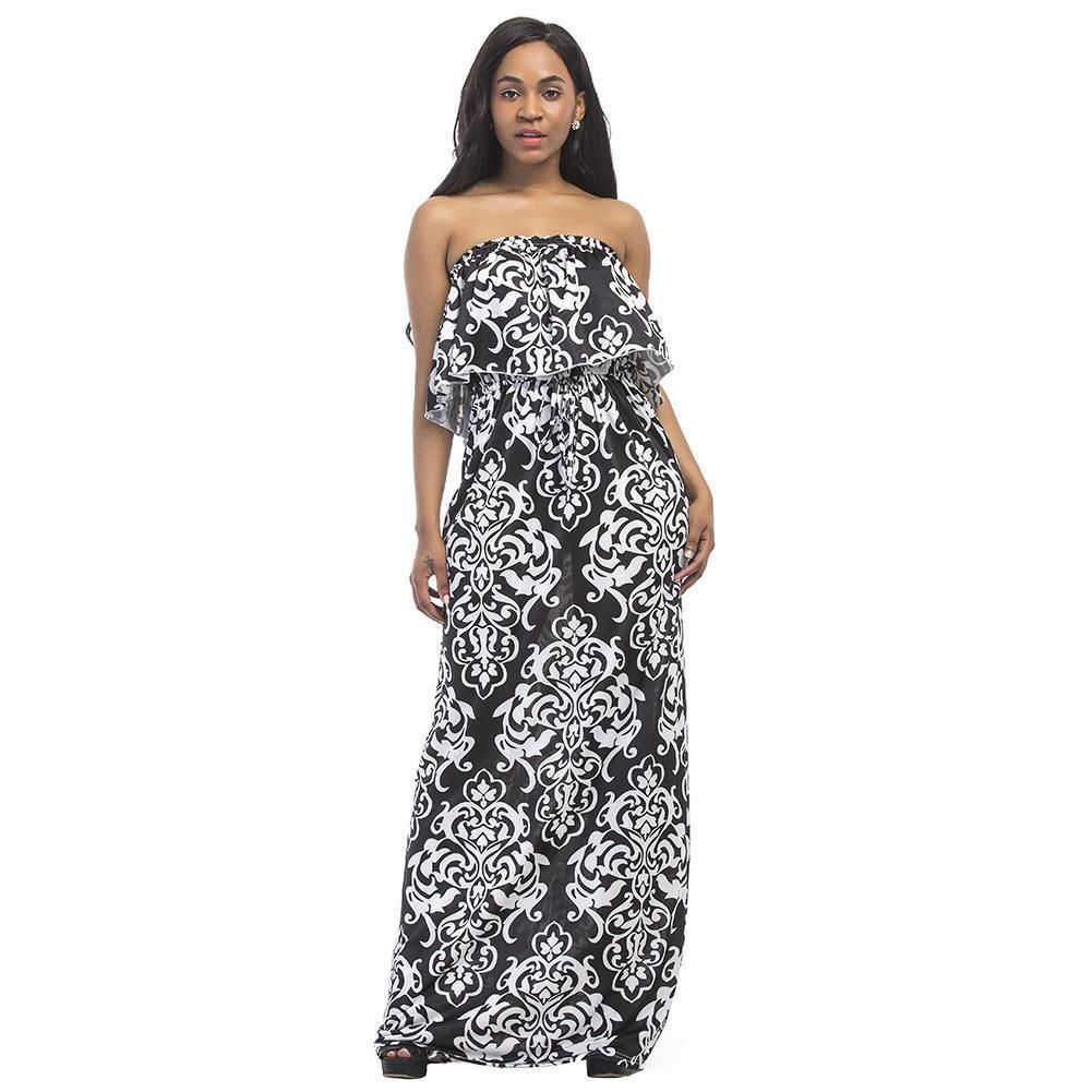 Plus Size Bandeau Dress