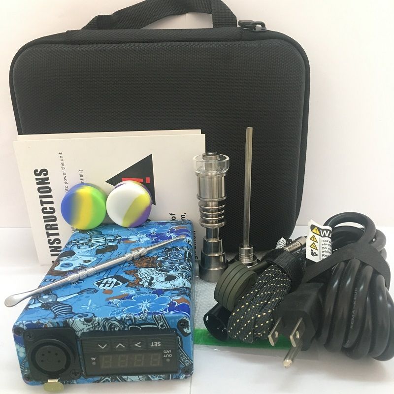 Portable E Dab Nail Kit Electric Dab Nail Rig Enail Rig Electronic Dabber Box PID TC Control