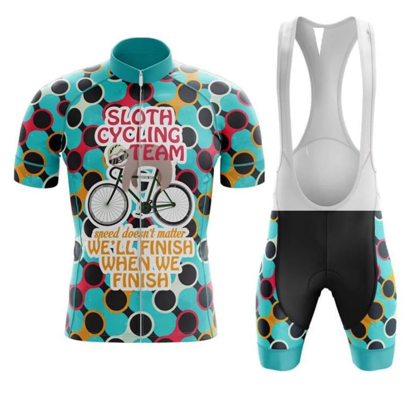 sloth cycling team jersey
