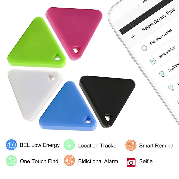 2019 Mini Triangle Smart Finder Bluetooth Locator Key Pet GPS Tracker