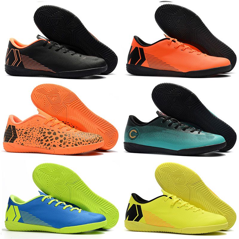 Cheap Mens Turf Soccer Cleats Indoor Soccer Shoes Low Top Vaporx