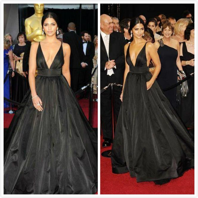 Vintage Style Black 2014 Prom Dresses