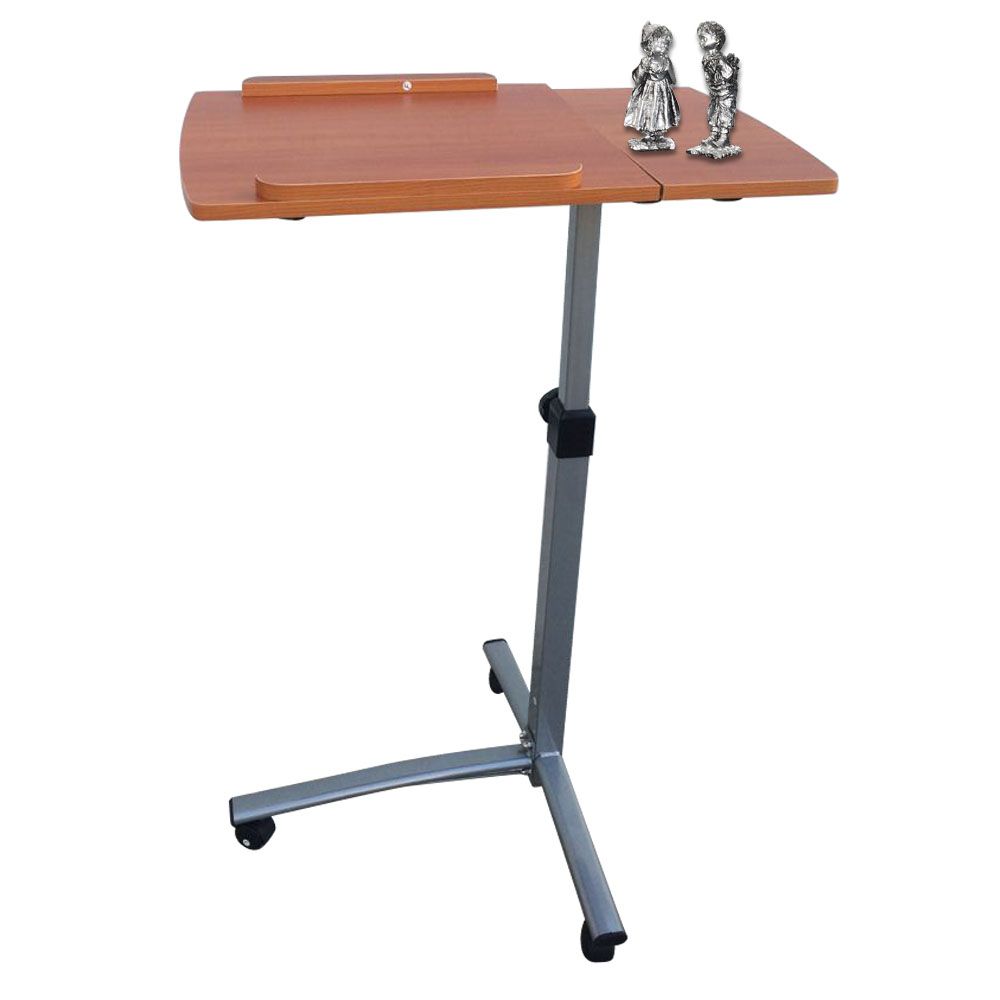 Home Use Movable Adjule Multifunctional Lifting Computer Desk Brown Color