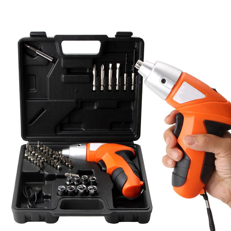 2021 4.8V Cordless Screwdriver Drill Driver Bits Set Rechargeable