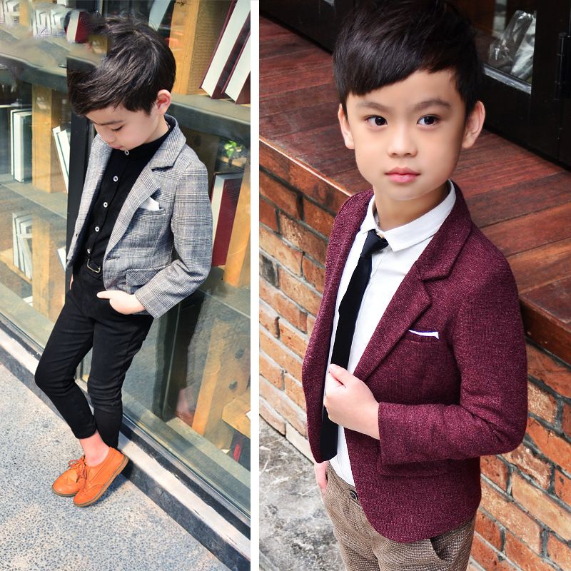 2020 Baby Boys Blazers Boy Clothes Formal Blue Dress Kids Blazer Kids