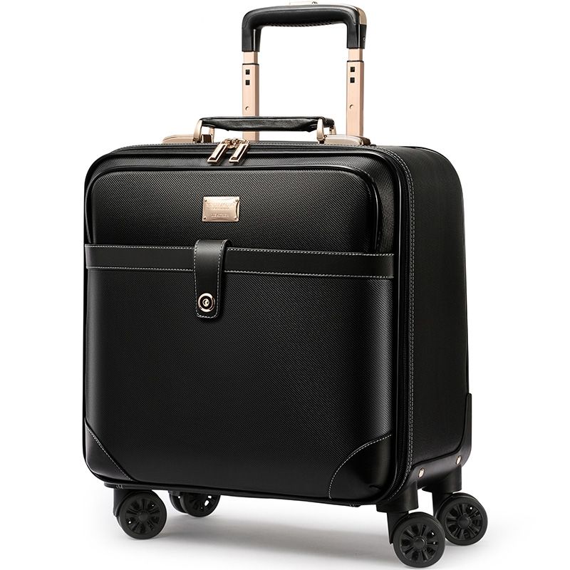 Roues 1618202224 Sacs À Voyage Valise En D'affaires Bagage Pouce Transport Sur Nouveau Cuir Véritable Hommes Rétro Cabine De Main Vs Trolley CdBoxerQW