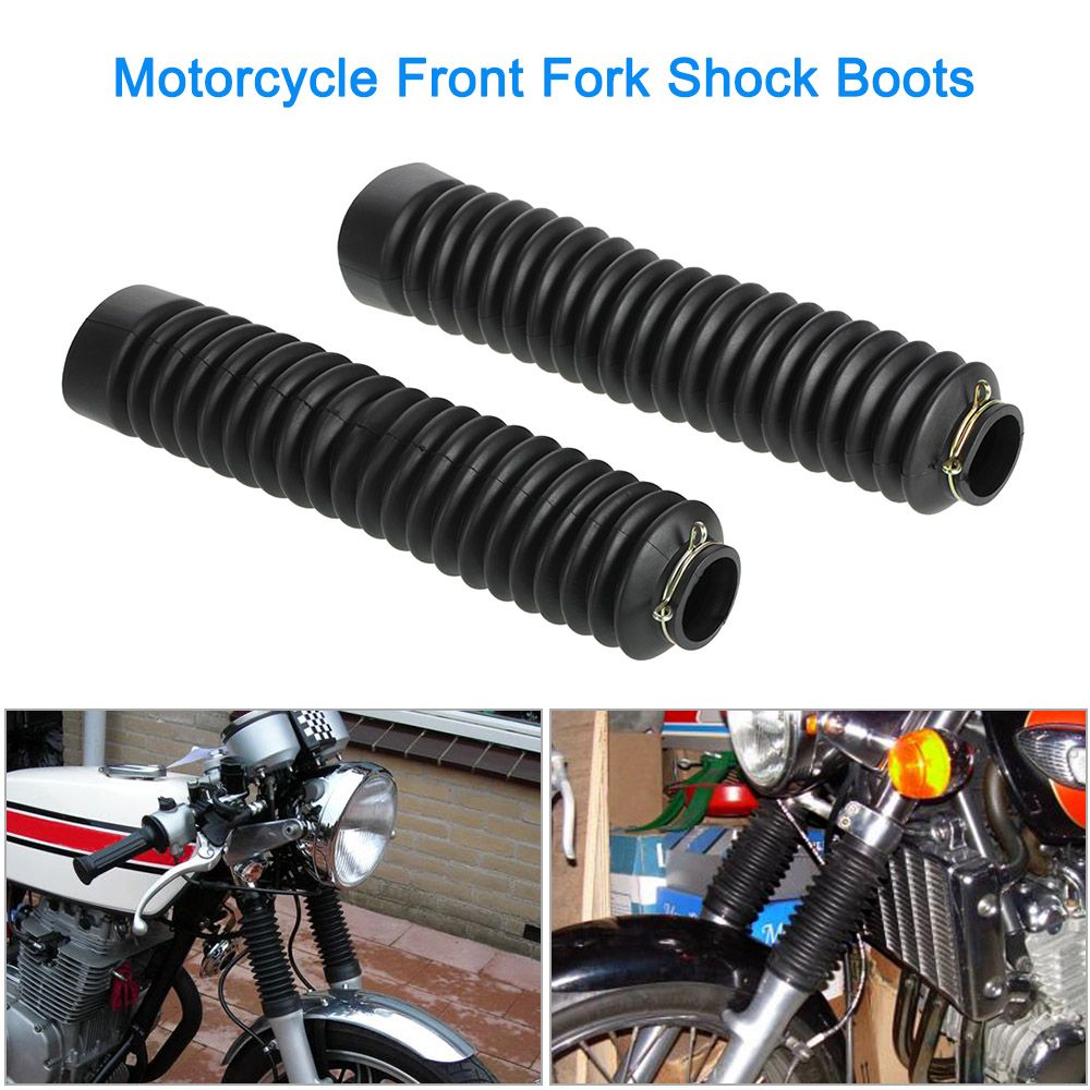 Pair Of 30*45mm Motorcycle Front Fork Boots Shock Boots Protector Dust