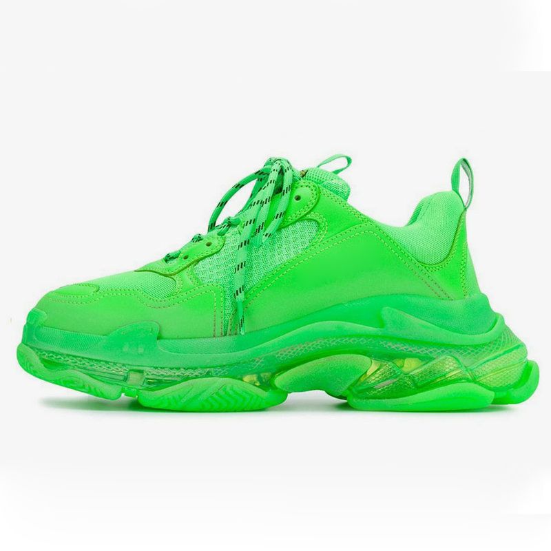 Balenciaga Triple S Sneaker Green Sourced Fashion