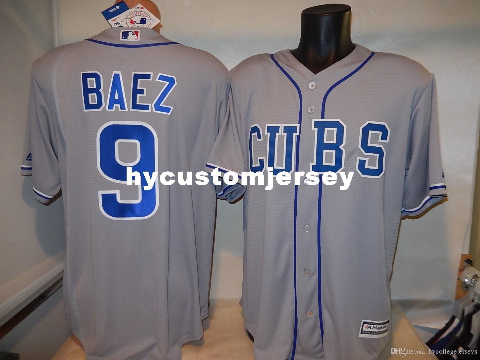 javier baez gray jersey