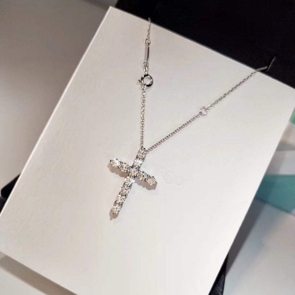2019 HOT Plaqué Argent Clé Pendentif épais Lien Chaîne Collier Collier Pour Filles