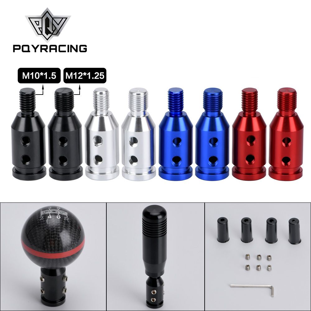 2020 Universal Car Manual Gear Shift Knob Adapter For M10x1.5/M12x1.25
