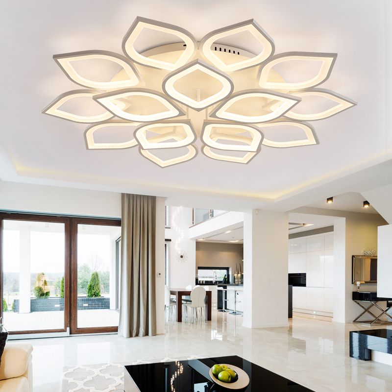 Acrylic Modern Led Lamp Chandelier Light For Living Room