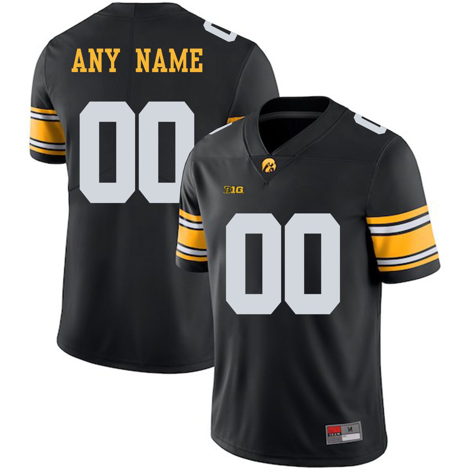 2019 Custom Mens Youth Iowa Hawkeyes Any Name Any Number Personalized