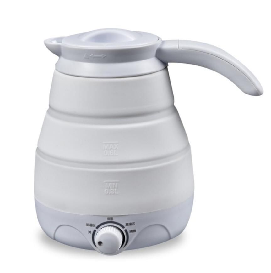 2020 0.6L Dual Voltage Thermal Insulation Electric Kettle Silicone