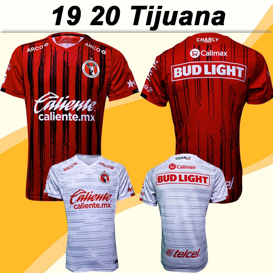 2020 2019 20 Mexico Xolos De Tijuana Soccer Jersey RIVERO LUCERO BOLANOS Home Red Away White