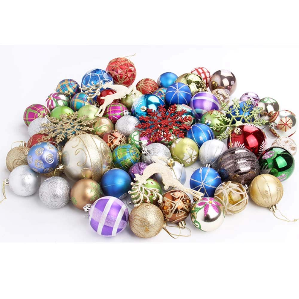 Boule De Noël Incassable Mixte Ornement Pendentif Décoration Mariage De Fiançailles Fête D Anniversaire