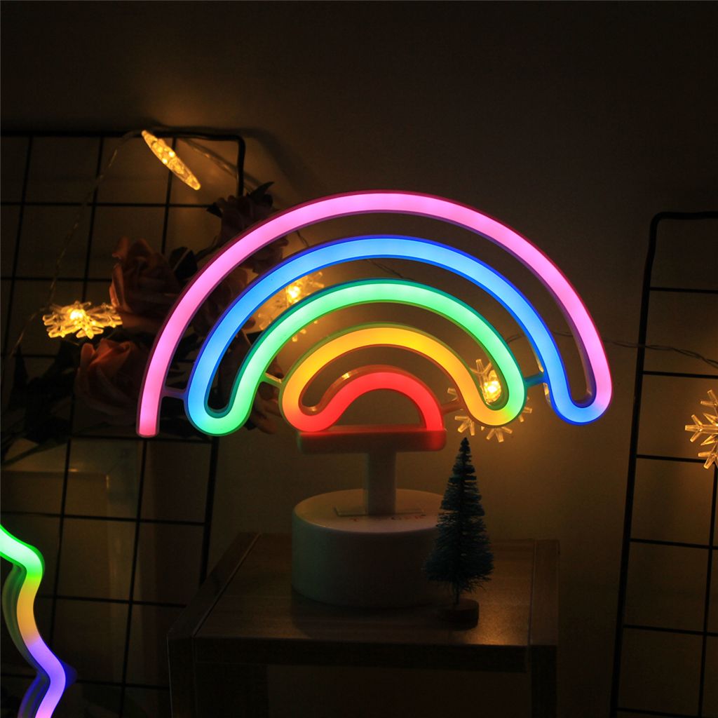 Neon Cat Warm White Decorative Led Cat Shaped Neon Night Light