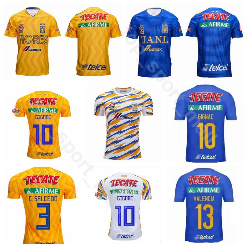 Maillot De Foot Tigres UANL André-Pierre Gignac 10 Enfant Domicile 2022 2023 Manche Courte