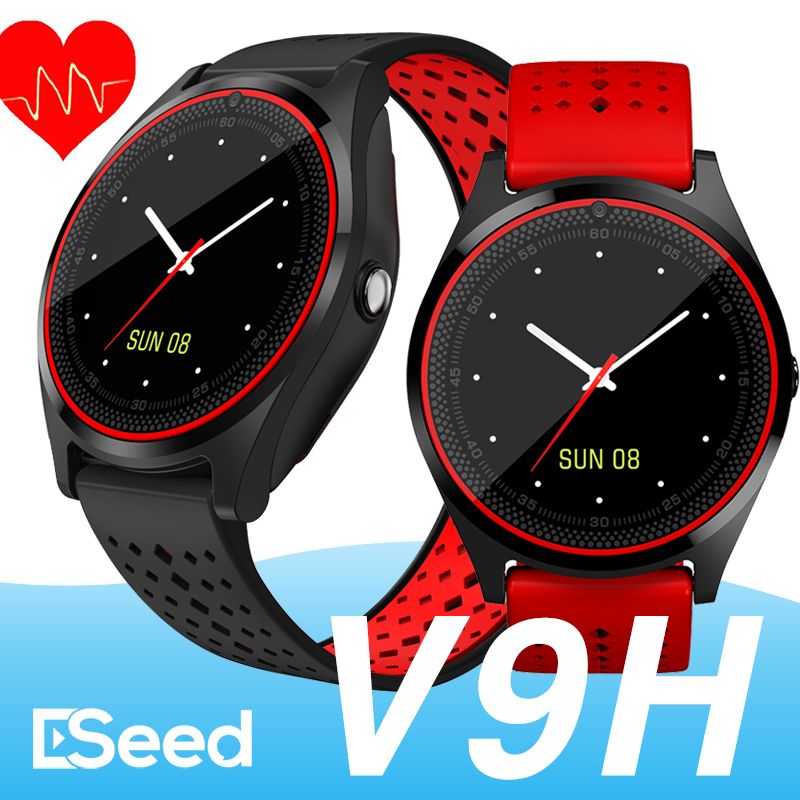 V9 HR Smart Watch with Camera Heart Rate Monitor Bluetooth Smartwatch SIM Card Wristwatch for