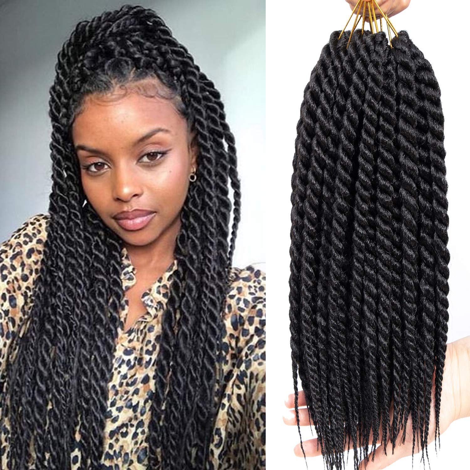 18inch Havana Twist Crochet Hair Havana Mambo Twist Crochet Braids ...