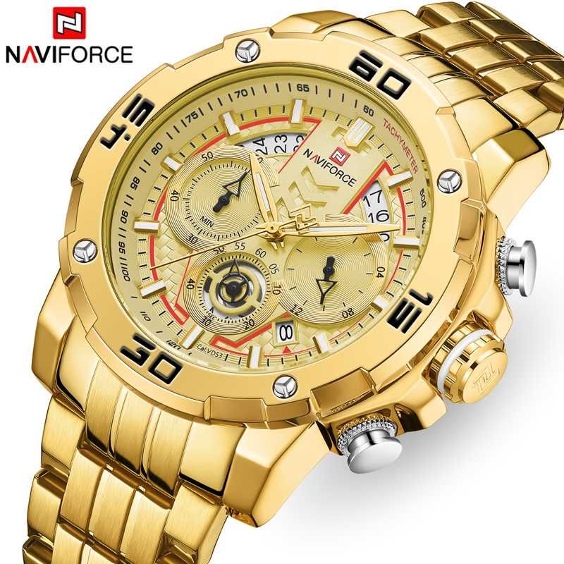 naviforce golden watch price