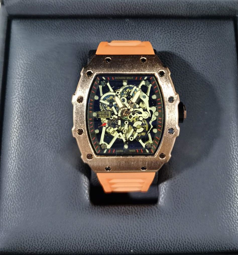 Luxury Richard Skull Sport Watches Diamond Men Women Quartz Watch