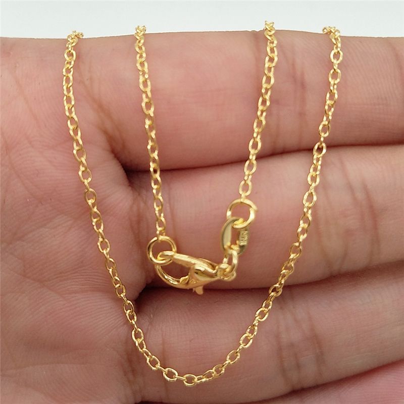18KGP Stamped Necklaces 18K Gold Plated 