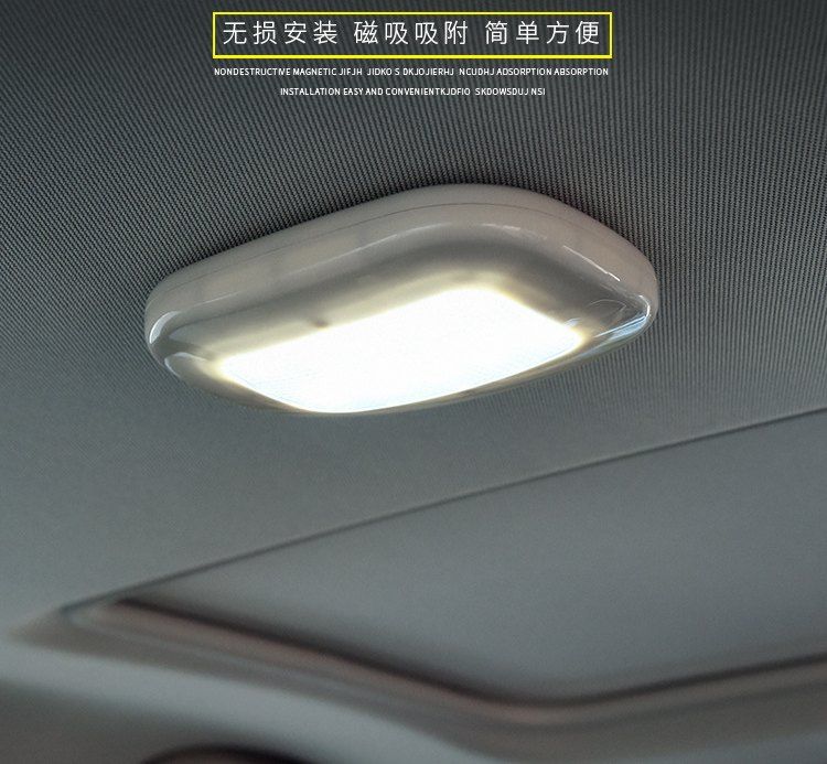 Led Car Reading Lights Indoor Roof Ceiling Lamp Interior Decorative Light Magnetic With Usb Cable Chargeable Battery
