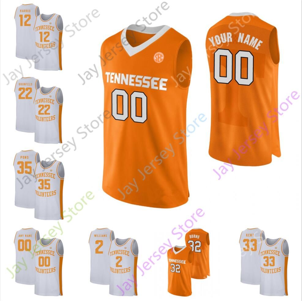 2020 2020 Custom Tennessee Basketball Jersey College 5 Admiral