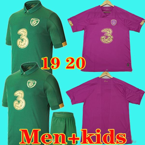 19 20 European Cup Ireland FC Soccer Jersey 2019 2020 Home Ireland
