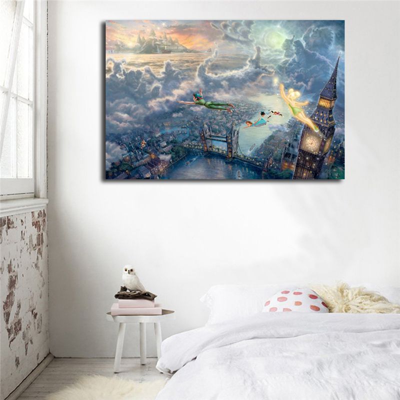 Thomas Kinkade Pony Kleiner Bar Und Sturm Schnee Leinwand Wandkunst Malerei Bilder Fur Wohnzimmer Moderne Wohnkultur Ungerahmt Gerahmt