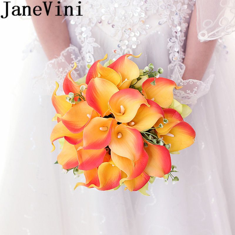 Orange Calla Lily Bouquet