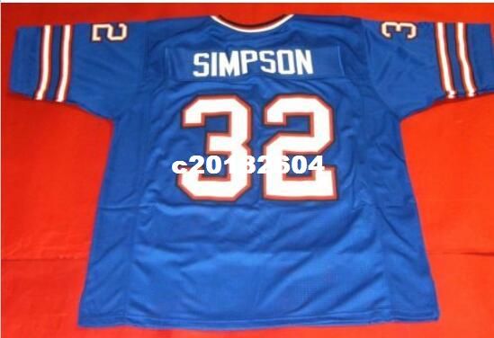 Download 2020 Men Front And Back Mesh Fabric BLUE OJ SIMPSON High ...