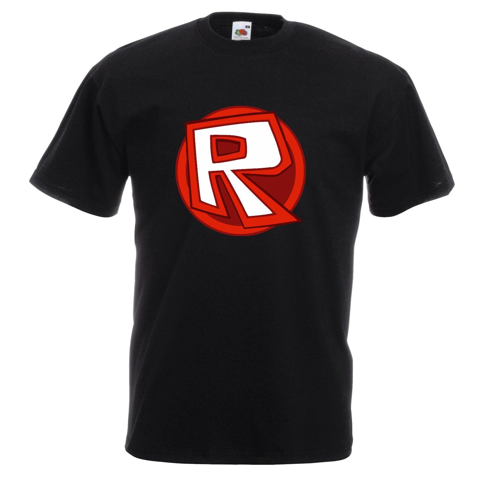Roblox R Circle Logo Printed T Shirt Gaming - 
