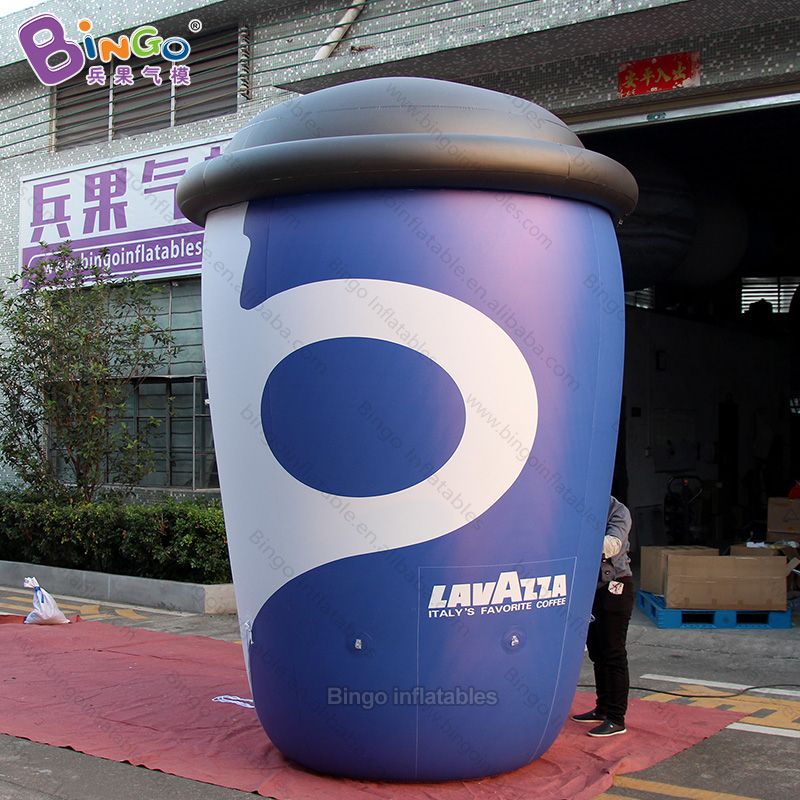 2021 Air Sealed 10ft Giant Inflatable Coffee Cup / PVC Air Tight