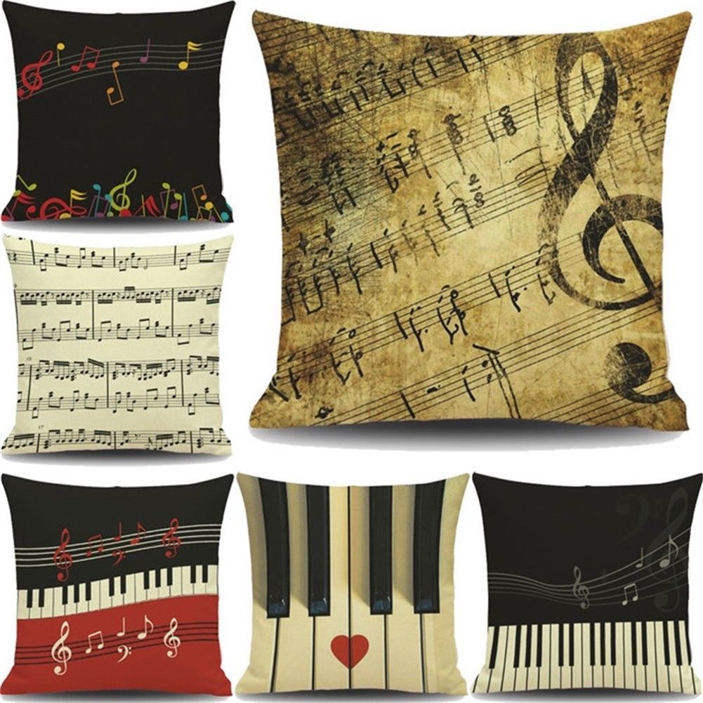 vintage music notes piano