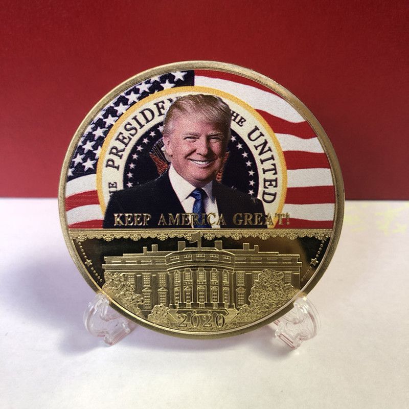 Trump Commemorative Coin 2020 US President Speech Crafts 45th President Donald Trump Coin US