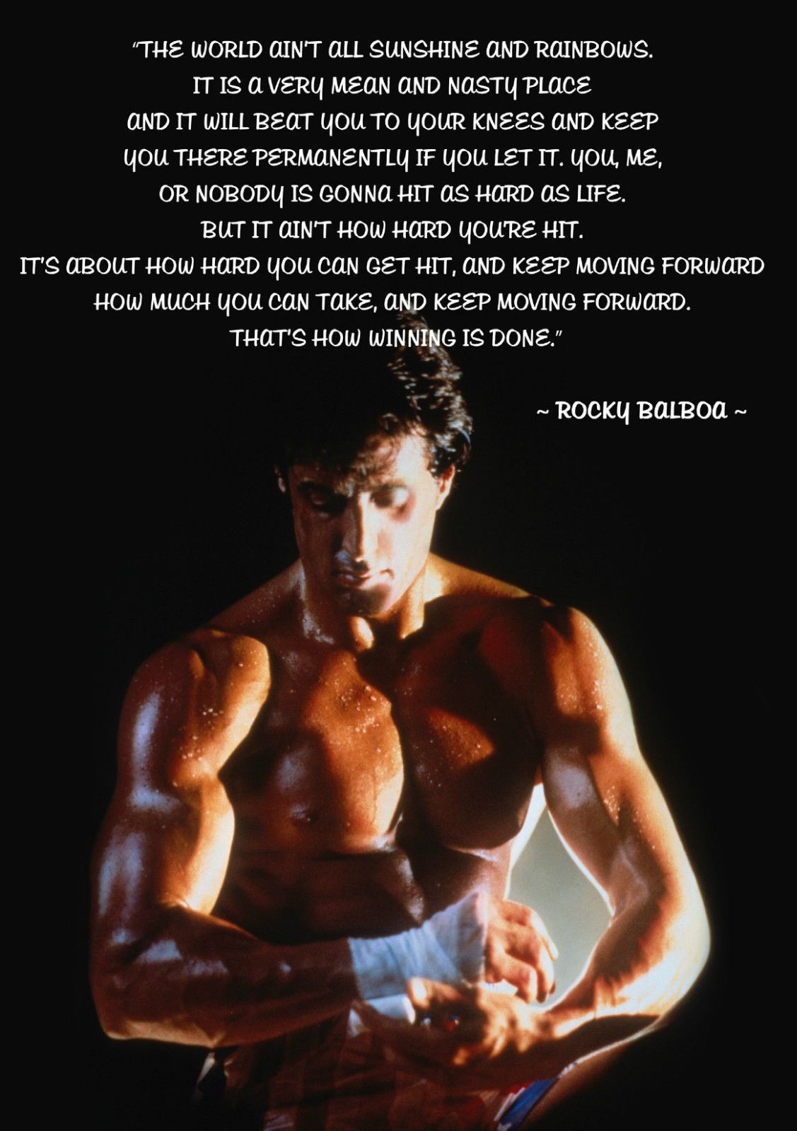 rocky balboa speech poster teechips rocky balboa speech poster teechips