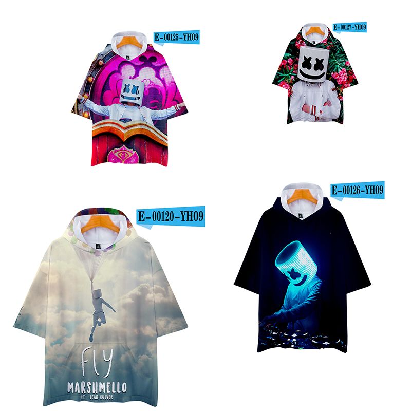 Dj Music Camiseta Para Bebés Niños Moda 2019 Camisas De Verano Ropa Roblox Manga Larga Camiseta Tops Para Niños Marshmello Tc190328 20pcs -